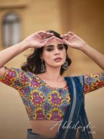 Thumbnail Georgette Leheriya saree