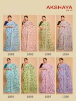 Catalogue Weightless Printed saree