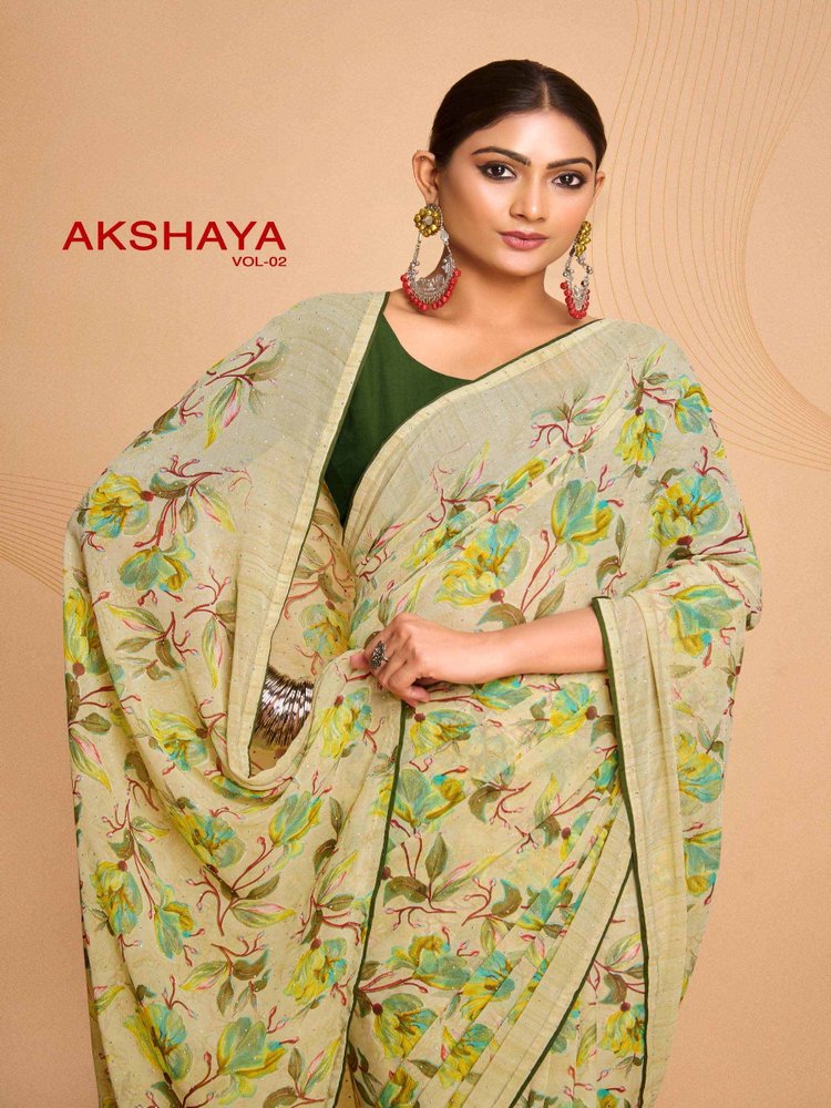 Akshaya 02 Thumbnail Weightless Printed saree Thumbnail Weightless Printed saree
