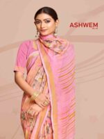 Thumbnail Dull Moss Printed saree
