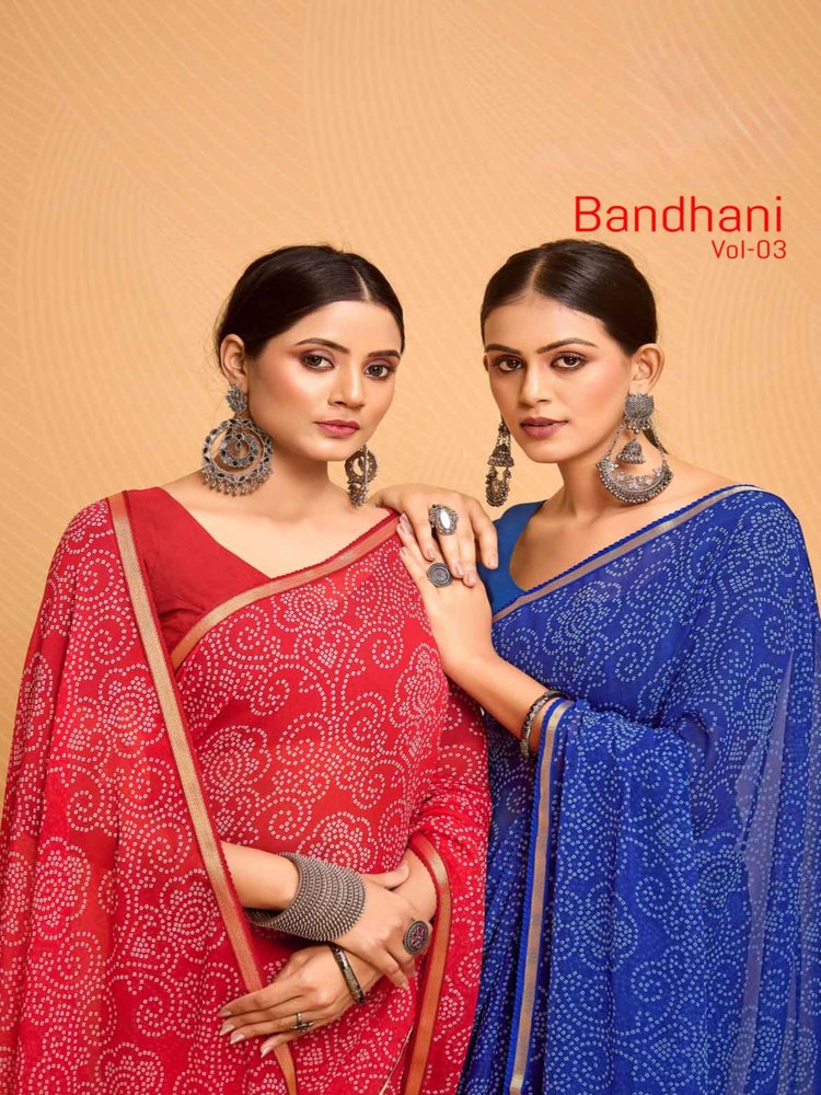 Bandhani 03 Thumbnail Georgette Bandhej saree Thumbnail Georgette Bandhej saree