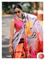 Fancy Pastel 01 Satin Fancy Printed saree