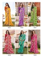 Catalogue Soft Reshmi Cotton Leheriya saree