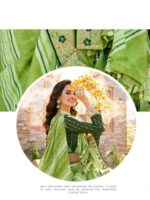 Light Green Soft Reshmi Cotton Leheriya saree