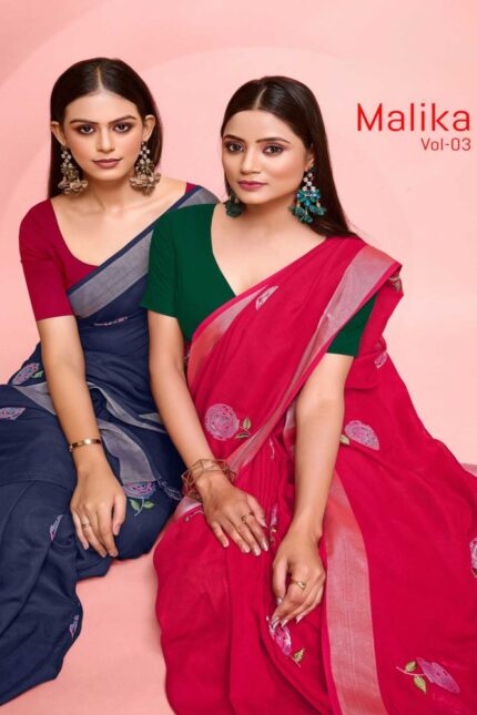 Thumbnail Pure Linen Printed saree