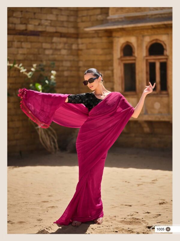 Rani Soft Silk Plain saree