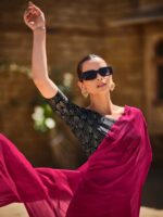 Rani Soft Silk Plain saree