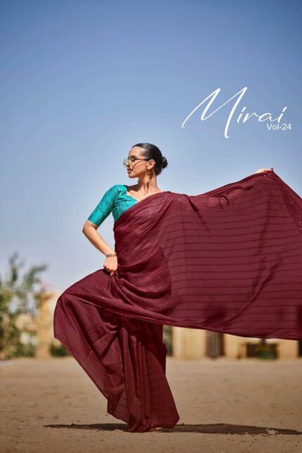 Thumbnail Soft Silk Plain saree