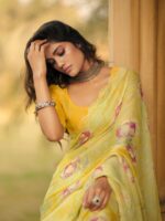 Jasmine Brasso Fancy Printed saree