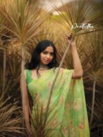 Thumbnail Brasso Fancy Printed saree
