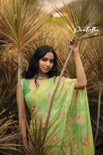 Thumbnail Brasso Fancy Printed saree