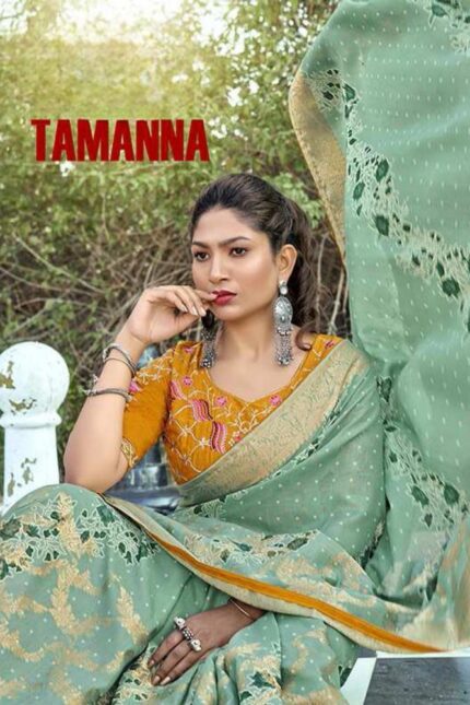 Thumbnail Dola Silk Bandhini saree
