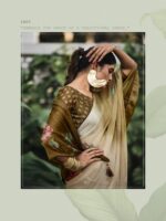 Straw Soft Silk Fancy Printed saree