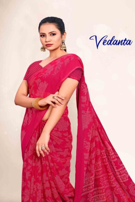 Thumbnail Georgette Printed saree